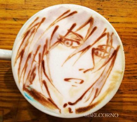 霓虹的咖啡拉花，简直逆天[嘻嘻]
各种动漫人物，鸣人，路飞，罗，鹿丸，娘口三三，你认出了几个[思考]