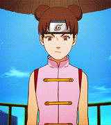 中国女孩，木叶的一股中国风 天天（Tenten）[害羞]