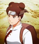 中国女孩，木叶的一股中国风 天天（Tenten）[害羞]