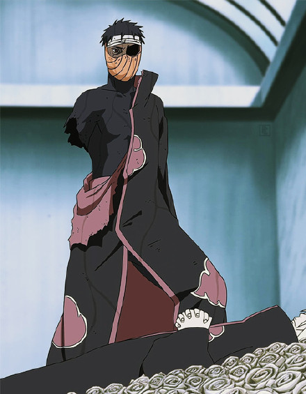 面具男阿飞带土同人美图，帅到掉渣[嘻嘻]