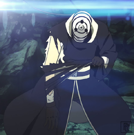 面具男阿飞带土同人美图，帅到掉渣[嘻嘻]