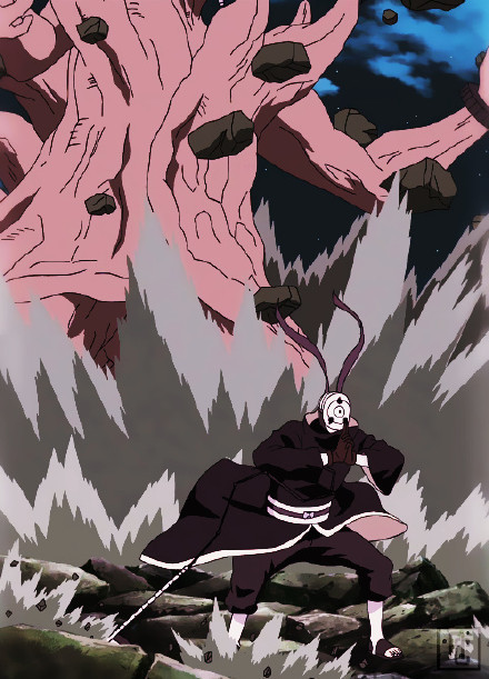 面具男阿飞带土同人美图，帅到掉渣[嘻嘻]