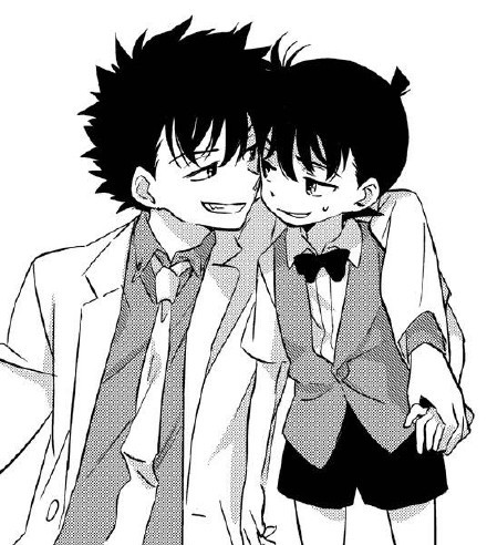 日本画师笔下黑白风的柯南基德系列[嘻嘻]
最萌身高差CP[害羞]