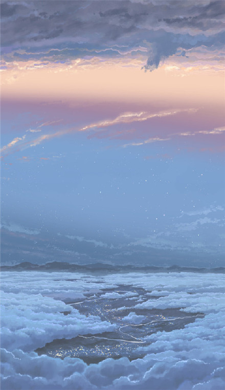 画质狂魔新海诚《#你的名字#》手机壁纸，这个必须赞[嘻嘻]