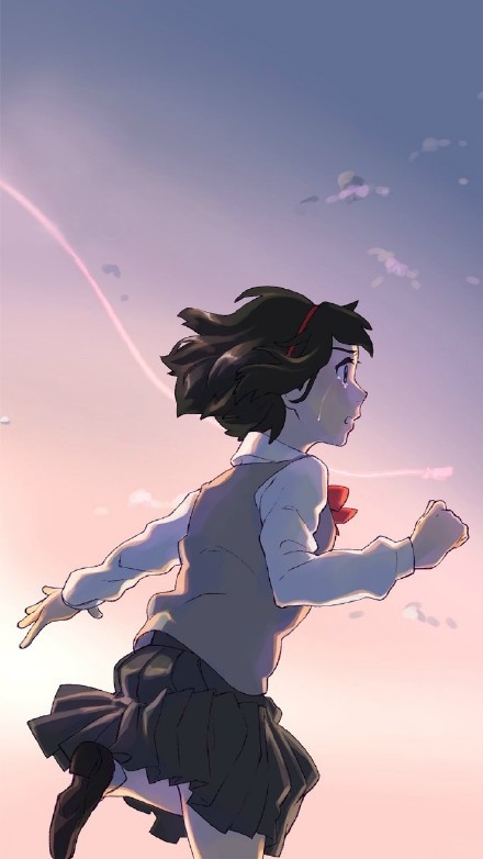 画质狂魔新海诚《#你的名字#》手机壁纸，这个必须赞[嘻嘻]