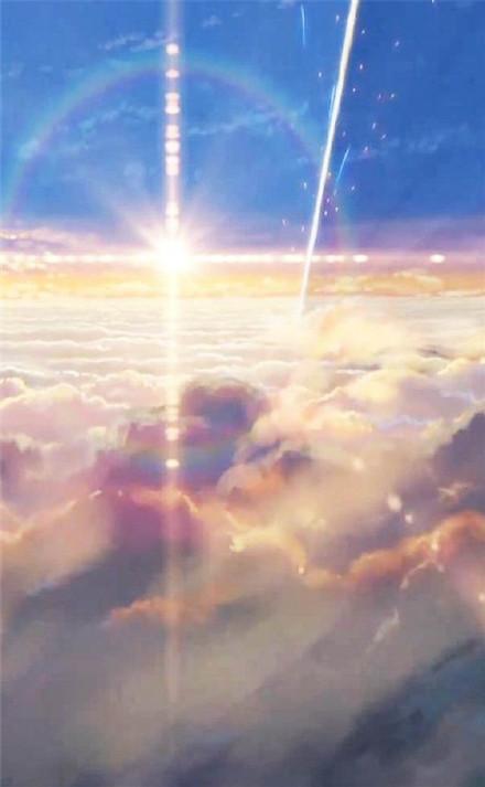 画质狂魔新海诚《#你的名字#》手机壁纸，这个必须赞[嘻嘻]