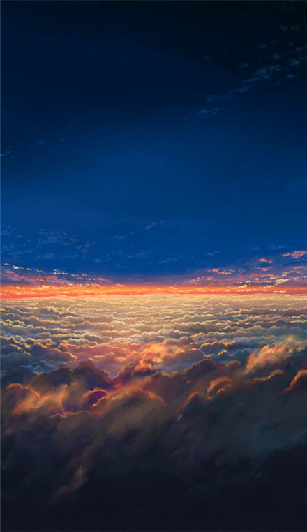 画质狂魔新海诚《#你的名字#》手机壁纸，这个必须赞[嘻嘻]