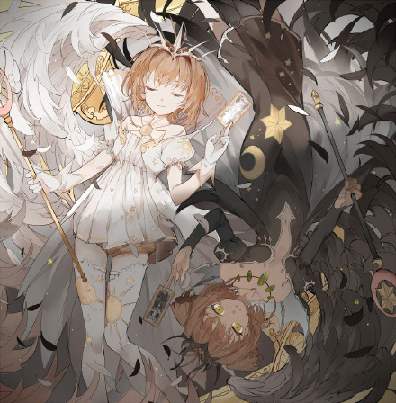 国产画师的作品，画风华丽到爆的魔女世界[嘻嘻]