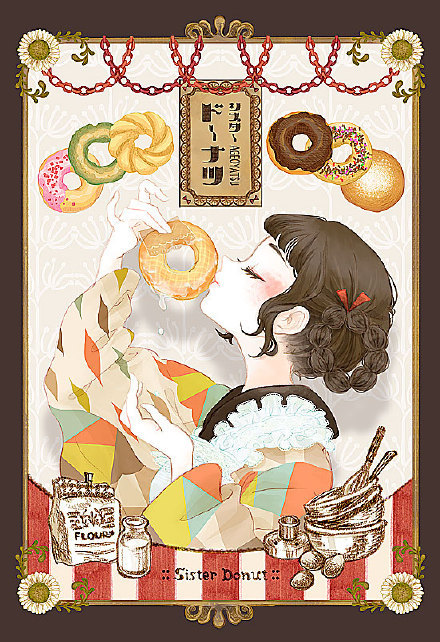 哥特风萝莉，走西欧复古路线的[嘻嘻]