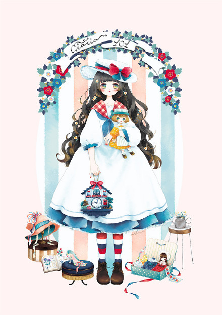 哥特风萝莉，走西欧复古路线的[嘻嘻]