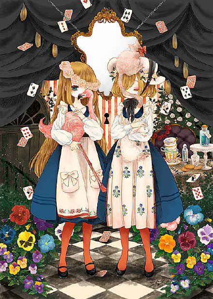 哥特风萝莉，走西欧复古路线的[嘻嘻]