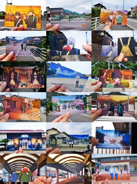 #二次元三次元# 京阿尼作品秀[嘻嘻]