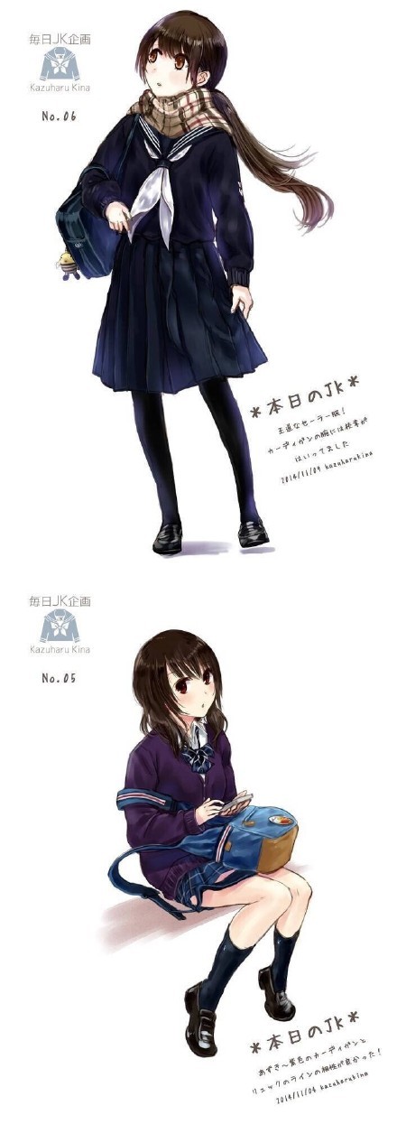 日本中学生的制服诱惑，你喜欢哪种风格[花心]