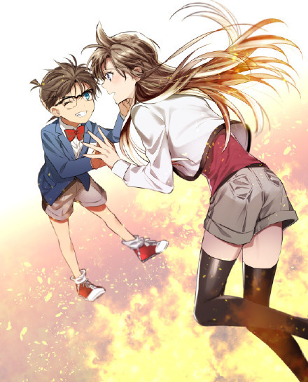 柯南#同人#美图，冲矢昴，安室透,小兰，工藤新一，赤井秀一，这个画风大爱[害羞]