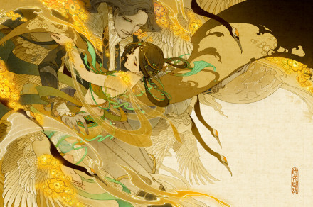 中国画师的作品，有点中国的山水风[嘻嘻]