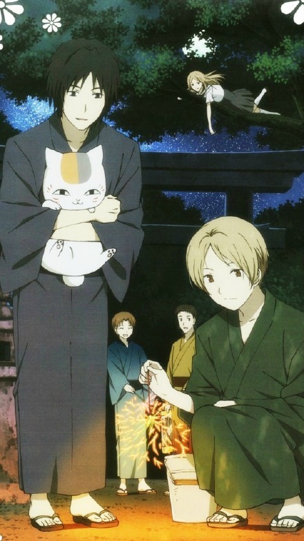 一组夏目友人帐官方手机壁纸[嘻嘻]