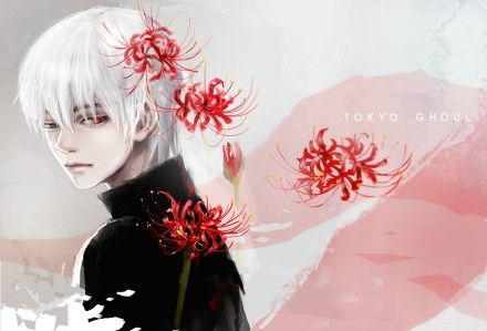 绝美的画风这个金木研绝对帅到极致[嘻嘻]