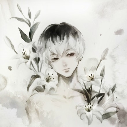 绝美的画风这个金木研绝对帅到极致[嘻嘻]