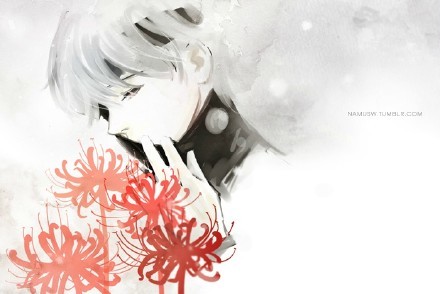 绝美的画风这个金木研绝对帅到极致[嘻嘻]