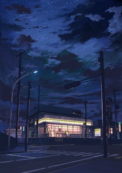 非常优美的二次元美景！！真想穿越到里面去体会里面的生活，感受那里的人和事[悲伤]