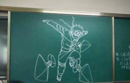 #黑板报#厉害了我的老师
看别人家的老师是如何上课的，一个活的鸣人跃跃欲出[哈哈]