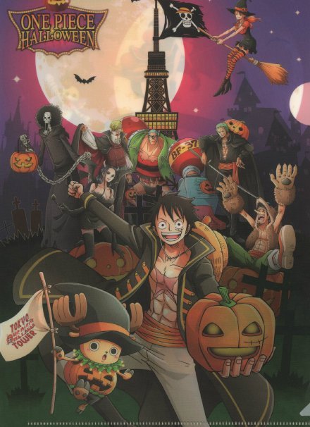 海贼王万圣节高清美图，大爱[嘻嘻]