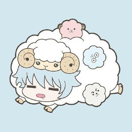 一组银魂牧场系列头像分享，银桑小绵羊萌萌哒[可怜]