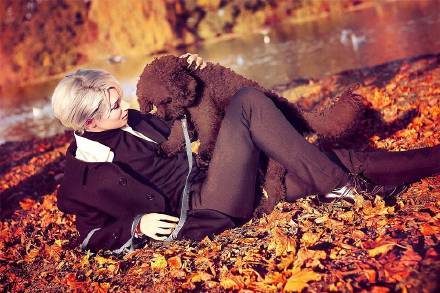 来自俄罗斯的#冰上的尤里#维克托Cosplay，神还原[嘻嘻]