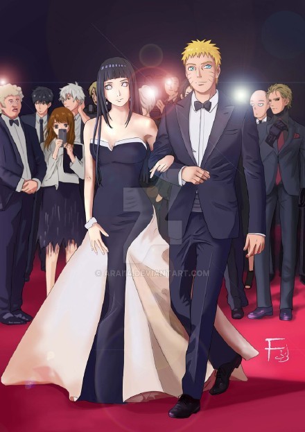 鸣雏和佐樱红毯秀，意气风发[嘻嘻]
欢说鸣人后面的那个是琦玉吗？！！[吃惊]
佐助你哪里多出来的手？[怒骂]
佐樱颜值爆表呀，小樱这腿我能舔一年[嘻嘻]