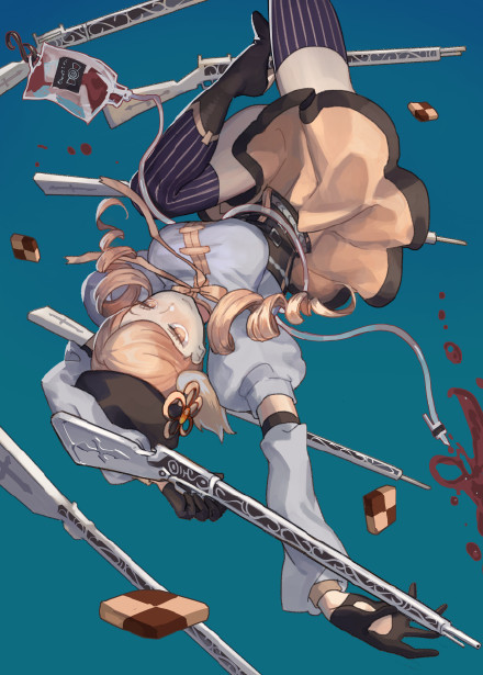 暗黑风萝莉，给人一种另类的感觉[嘻嘻]