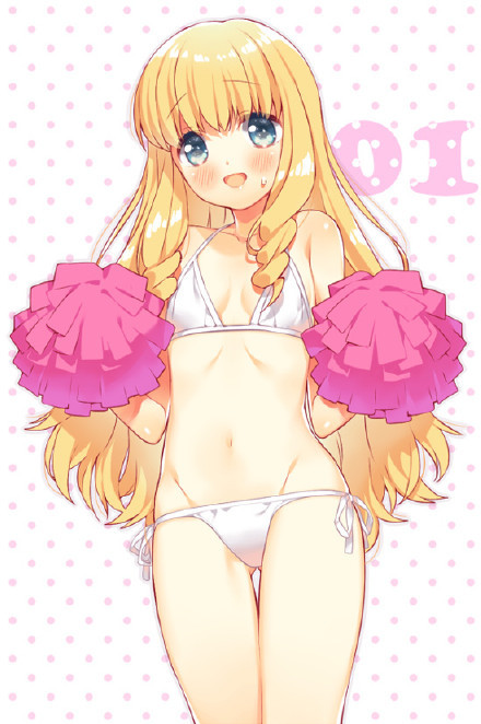 #营养快线系列#比基尼拉拉队集合了[花心]