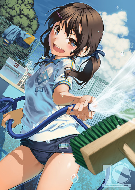 健康运动分少女，给人一种健康青春的美[花心]