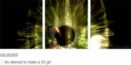 裸眼3D技术山寨版，简单有效，厉害了，我的动画[嘻嘻][思考]