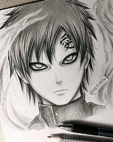 手绘火影忍者众帅哥，技能点全开，帅呆了[嘻嘻]