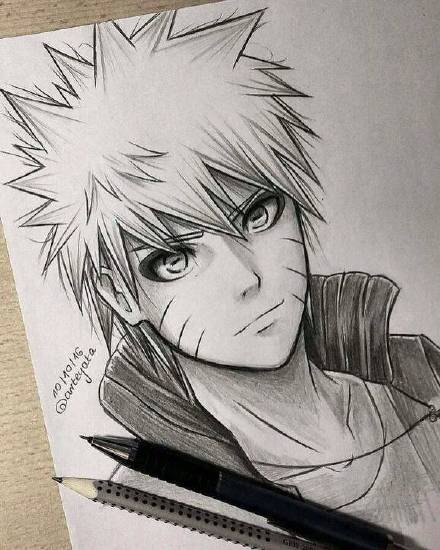 手绘火影忍者众帅哥，技能点全开，帅呆了[嘻嘻]