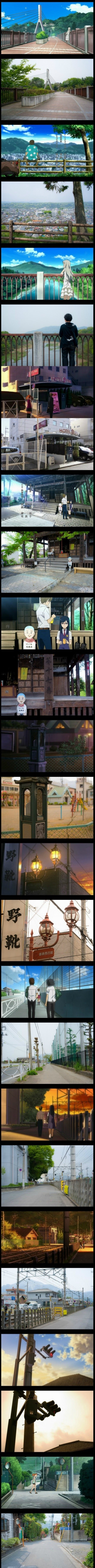 #二次元三次元#那些穿越之地，你都认识这是哪里吗[思考]