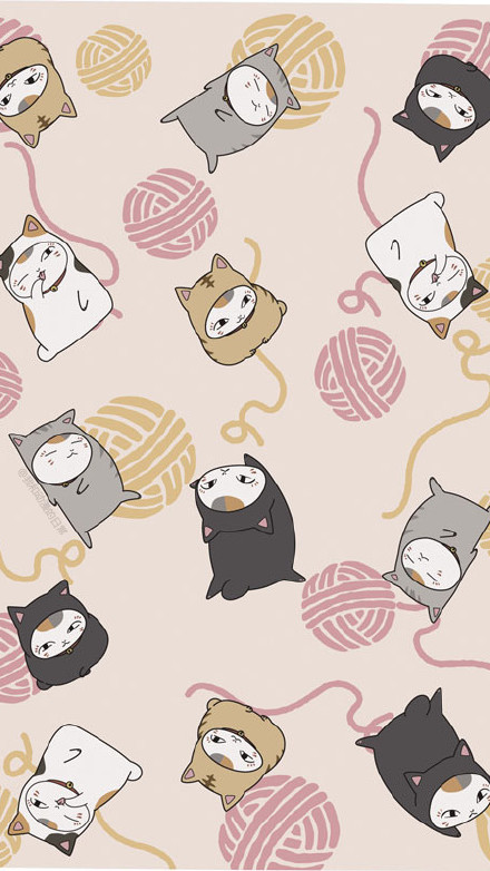 一组夏目友人帐官方素材图的头像、手机壁纸[嘻嘻]