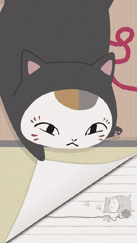 一组夏目友人帐官方素材图的头像、手机壁纸[嘻嘻]