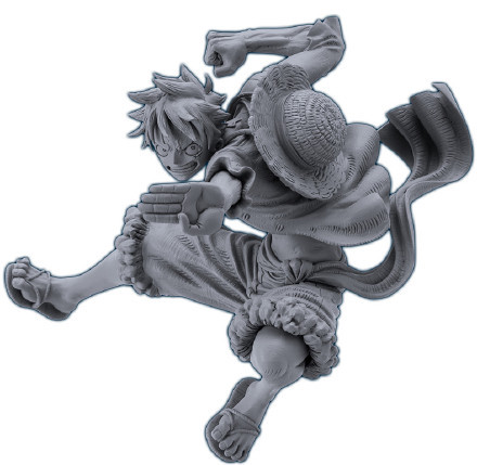 蒙奇路飞手办，福家悠太作品，好俊的造型[嘻嘻]