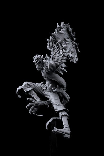 白胡子海贼团第一队队长顶上战争精美手办造型，帅呆了[嘻嘻]