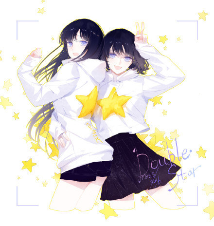 甜美姐妹风，大爱[嘻嘻]