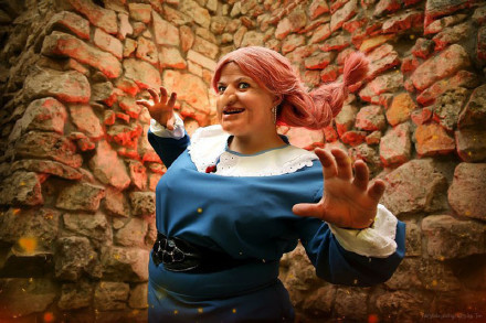 宫崎骏动画COSPLAY，个个都很用心堪称精品！你认识上面的人物吗[嘻嘻]