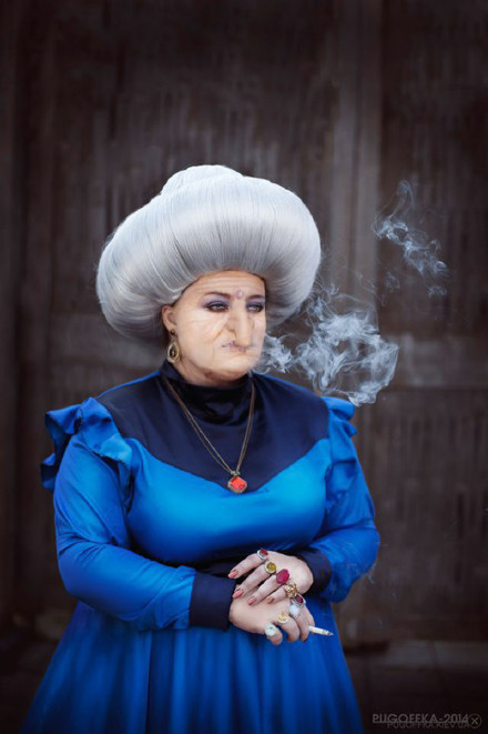 宫崎骏动画COSPLAY，个个都很用心堪称精品！你认识上面的人物吗[嘻嘻]