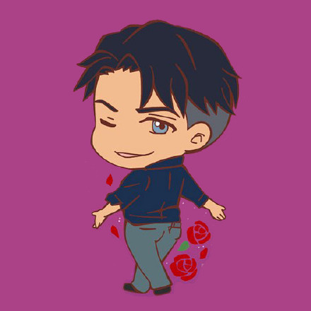 冰上的尤里 Q版头像一组[可怜]