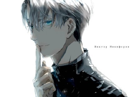 冰上的尤里维克托同人美图！[嘻嘻]