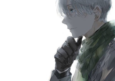 冰上的尤里维克托同人美图！[嘻嘻]