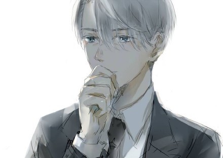 冰上的尤里维克托同人美图！[嘻嘻]