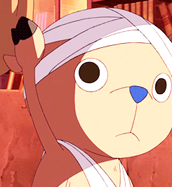 可爱的乔巴，即便被伤害却依然保持着对生活的热爱[可怜][嘻嘻]