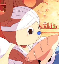 可爱的乔巴，即便被伤害却依然保持着对生活的热爱[可怜][嘻嘻]