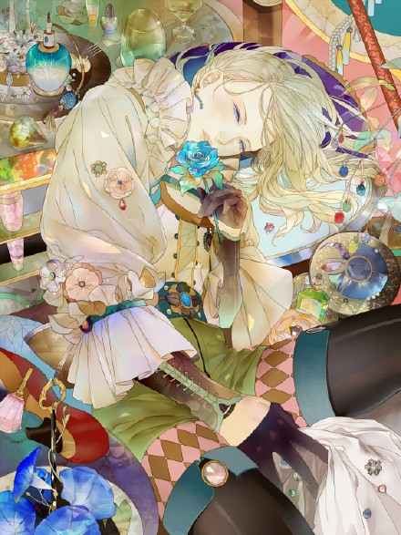 同人美图，好几个动画角色，你认出了几个[思考]